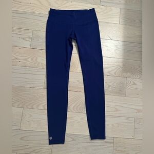 Athleta Royal Blue Leggings XS | High Rise | Back Zip Pocket